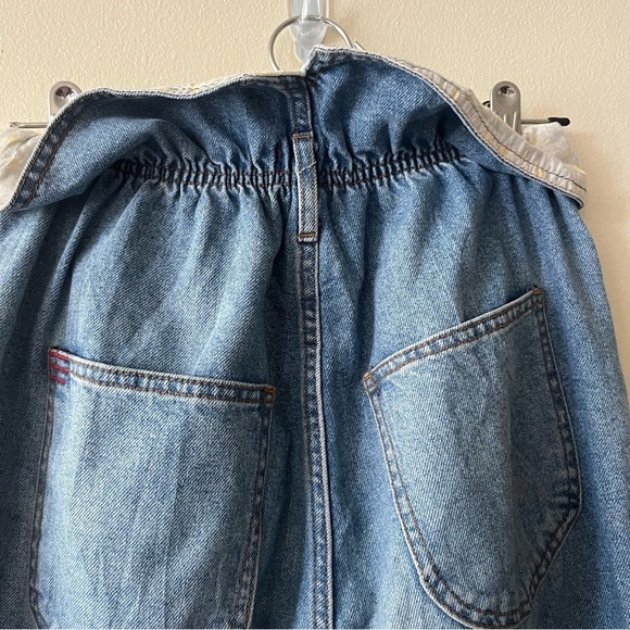 Urban Outfitters BDG High Waisted Fold Over Mom Jeans Relaxed Fit Cotton 28 - Picture 11 of 16